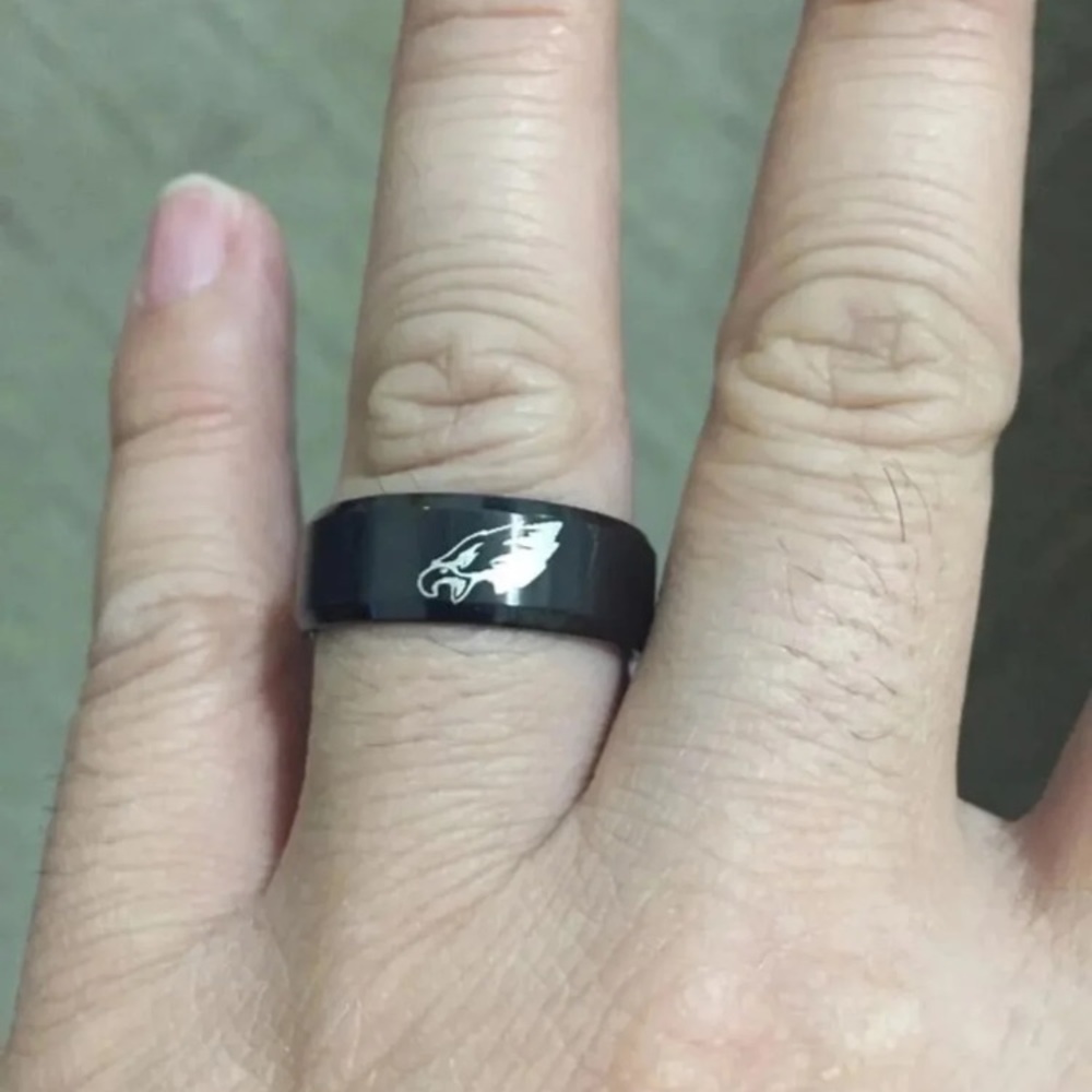 Philadelphia Eagles Black Ring - Picture 2 of 3